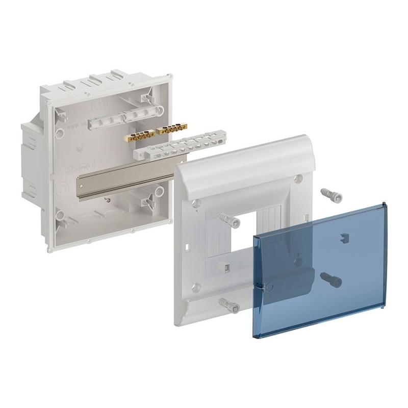 PRIME Корпус пластиковый ЩРВ-П-6 модулей встраиваемый белый IP41 IEK