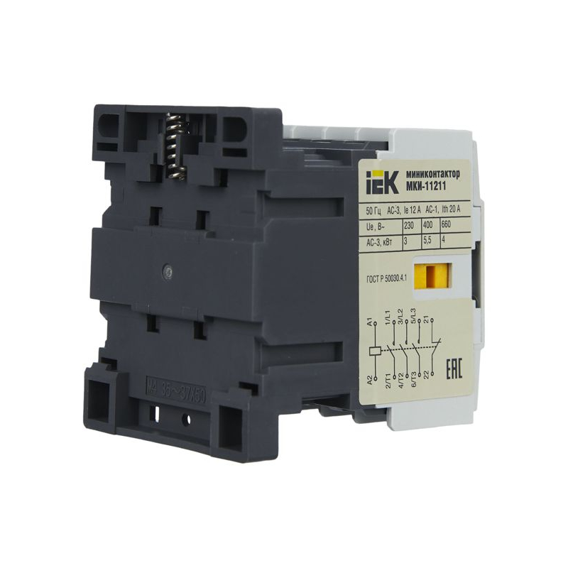 Миниконтактор МКИ-11211 12А 230В/АС3 1NC IEK