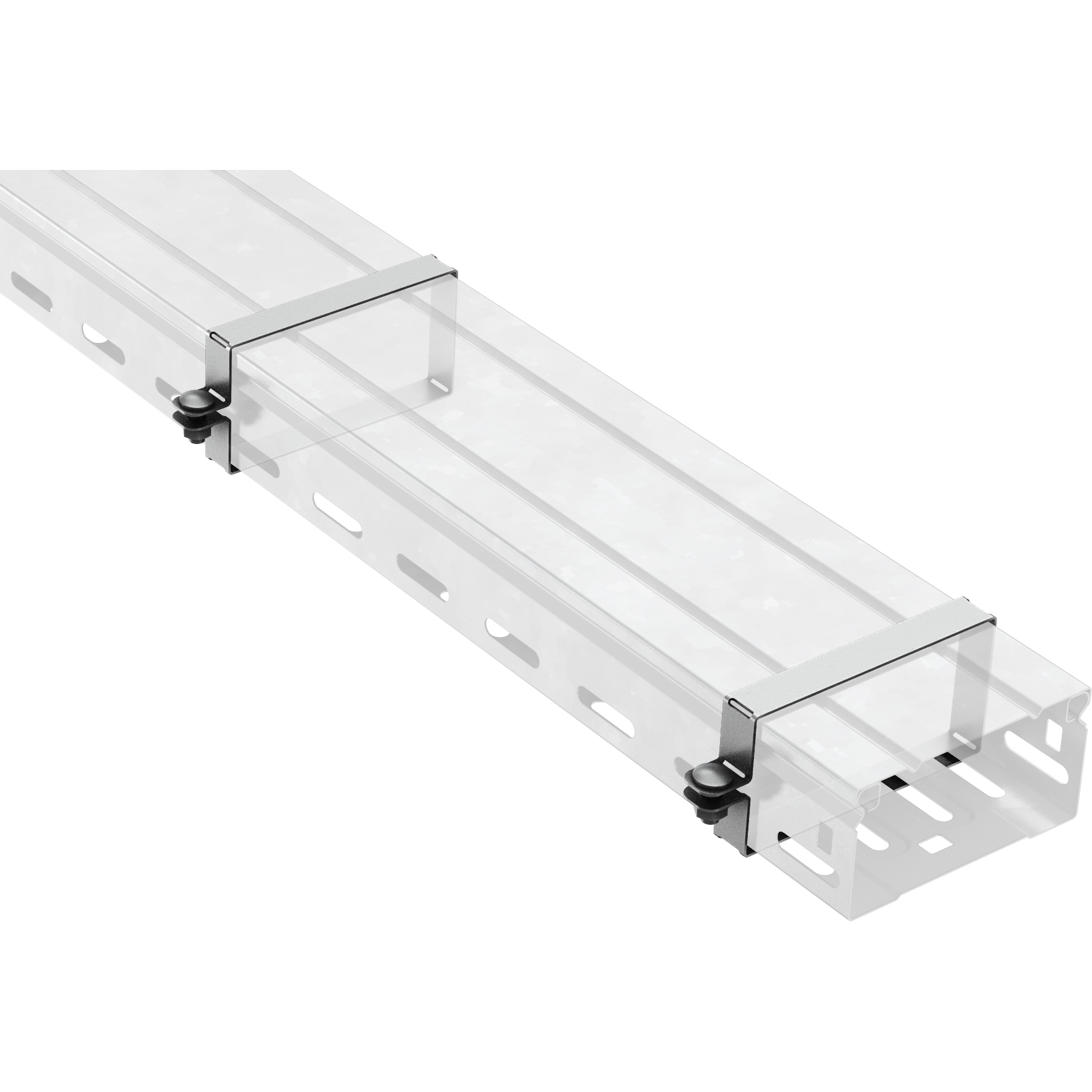 Хомут крышки лотка 100х400мм универсальный IEK