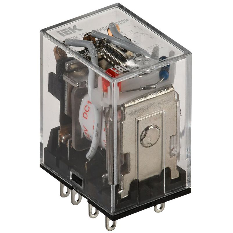 Реле РЭК78/3(MY3) с индикацией 5А 12В DC IEK Реле РЭК78/3(MY3) с индикацией 5А 12В DC IEK