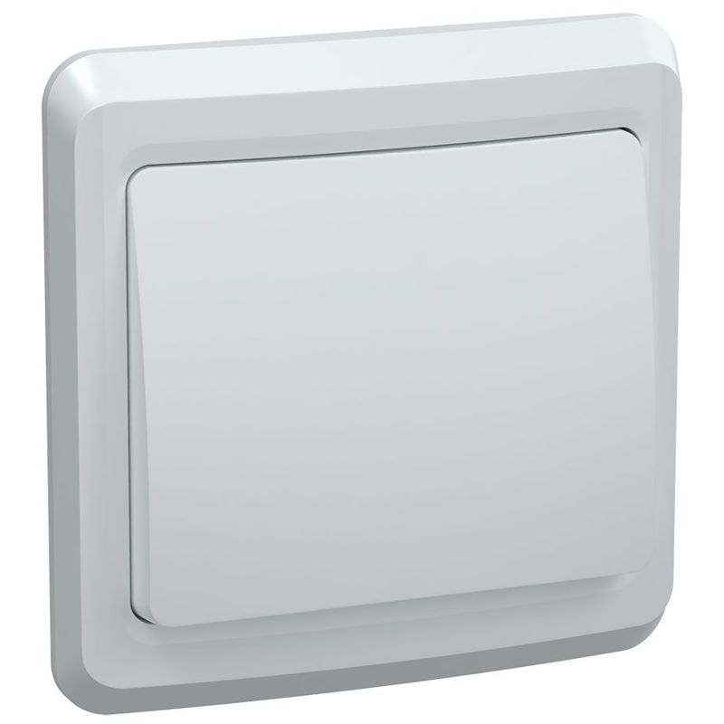 VEGA Выключатель 1-клавишный 10А ВС10-1-0-ВБ белый GENERICA