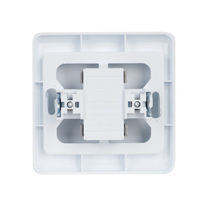 VEGA Выключатель 1-клавишный 10А ВС10-1-0-ВБ белый GENERICA