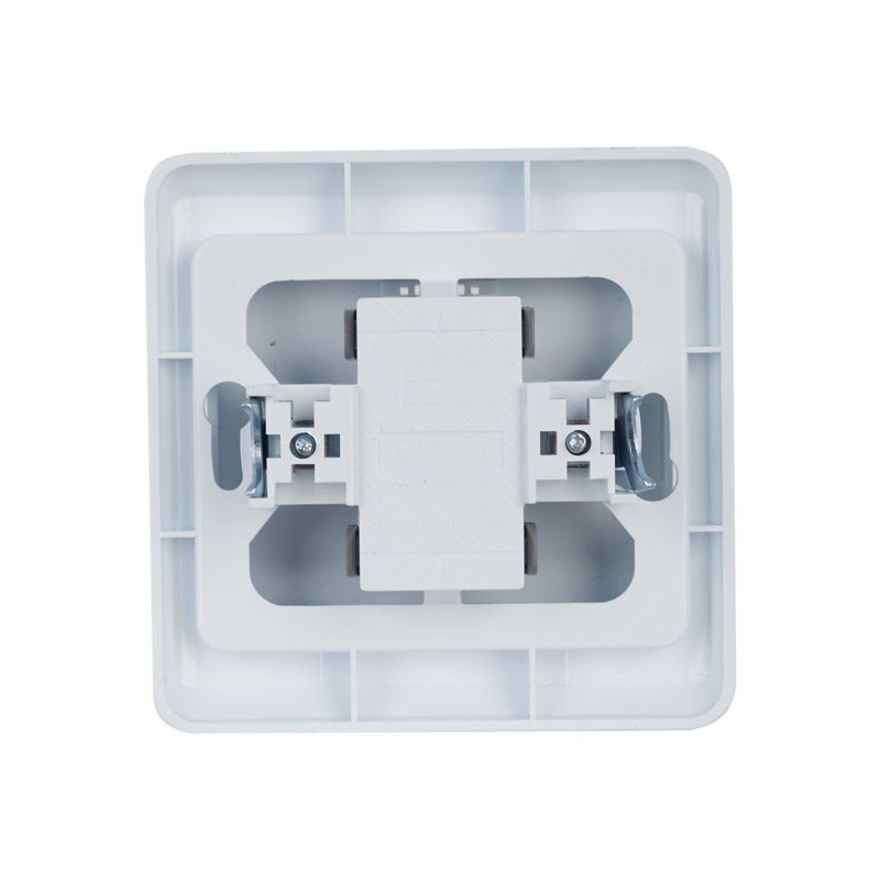 VEGA Выключатель 1-клавишный с индикацией 10А ВС10-1-1-ВБ белый GENERICA