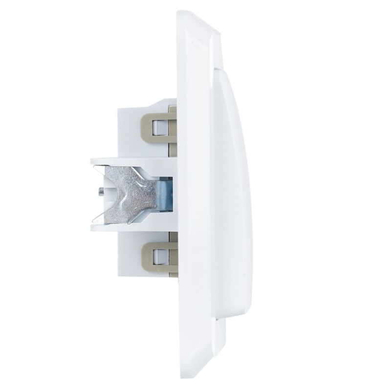 VEGA Выключатель 2-клавишный 10А ВС10-2-0-ВБ белый GENERICA