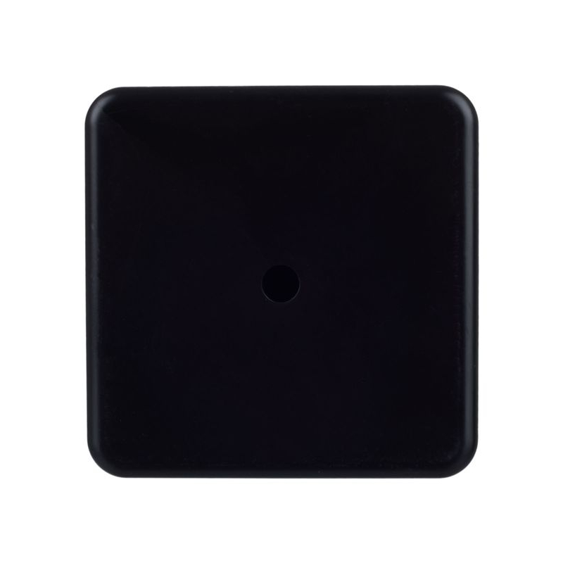 Коробка распаячная КМ для открытой проводки безгалогенная (HF) 75х75х28мм (6 клемм 6мм2) черная (RAL 9005) IEK