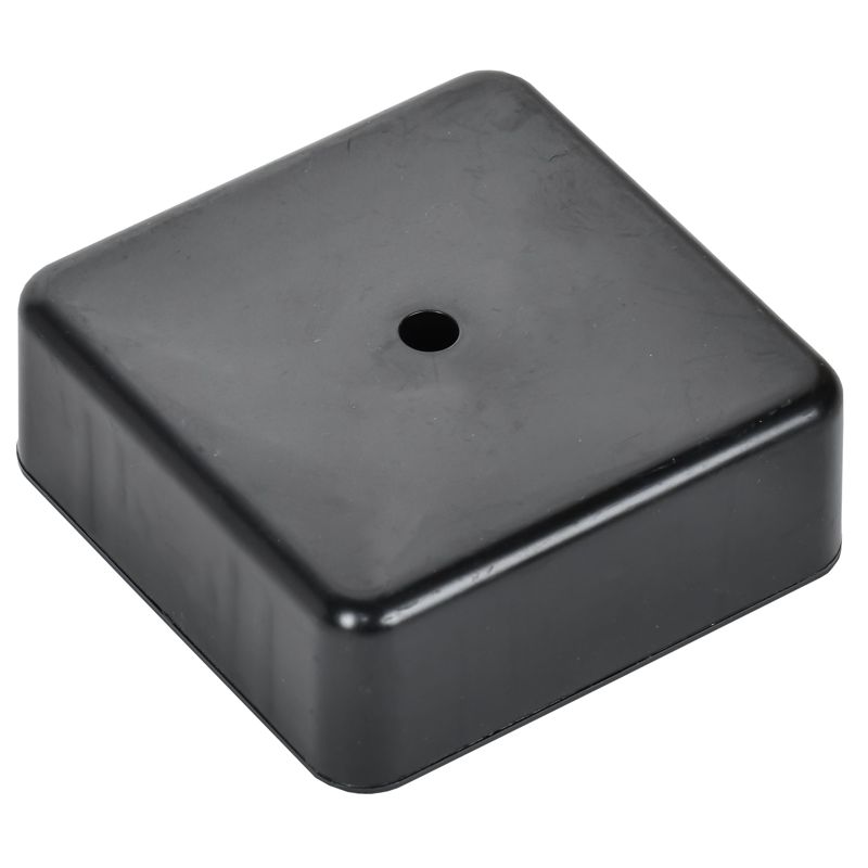 Коробка распаячная КМ для открытой проводки безгалогенная (HF) 75х75х28мм черная (RAL 9005) IEK