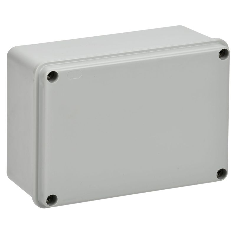Коробка распаячная КМ41262 для открытой проводки безгалогенная (HF) 150х110х85мм гладкие стенки IP55 серая IEK