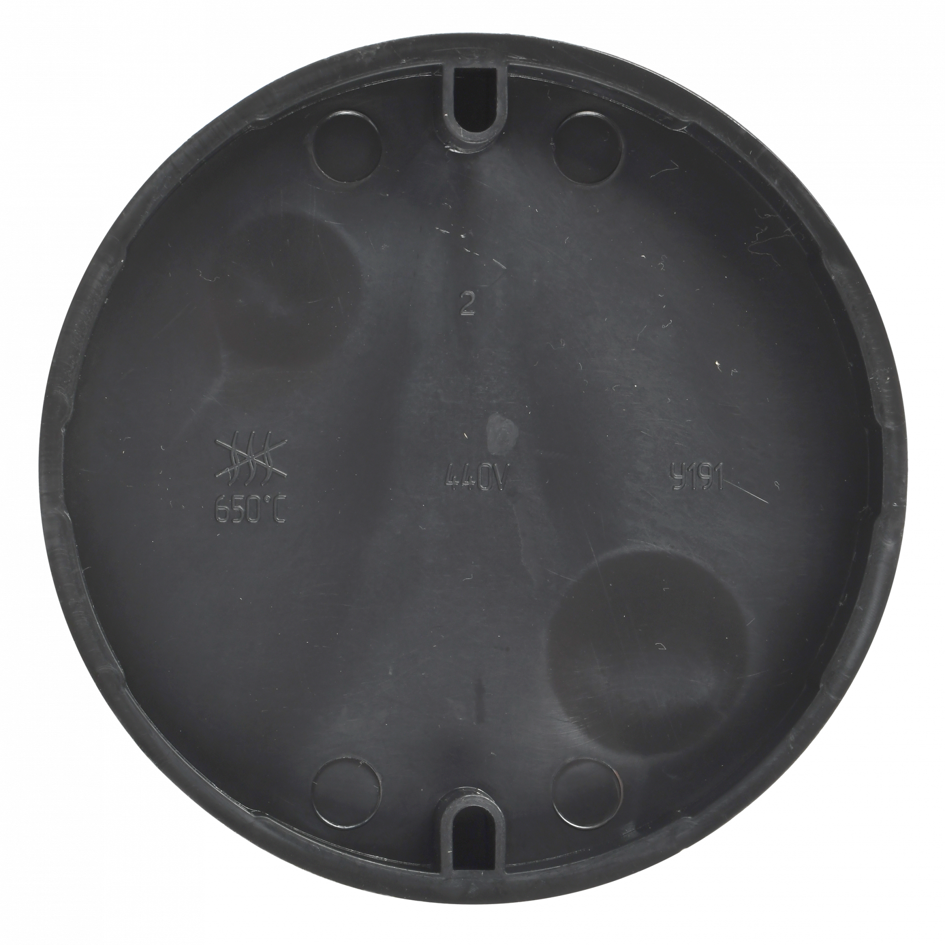 Коробка распаячная У191 D=93х15мм для твердых стен (с крышкой) IEK