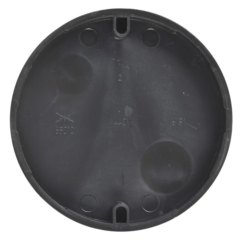 Коробка распаячная У191 D=93х15мм для твердых стен (с крышкой) IEK