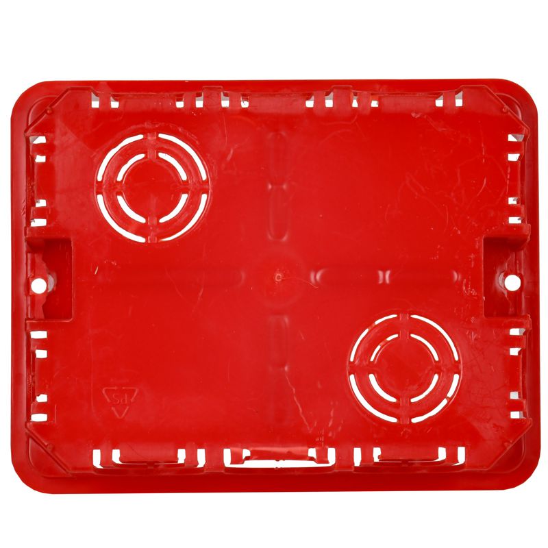 Коробка распаячная КМ41008 для твердых стен безгалогенная (HF) 120х92х45мм с саморезами с крышкой IEK