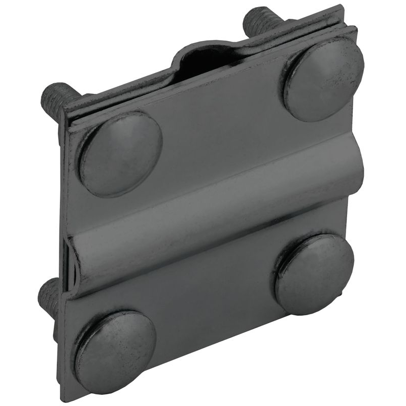 Зажим крестообразный с разделителем полоса/пруток-полоса/пруток 40/12мм оцинкованная сталь TD IEK