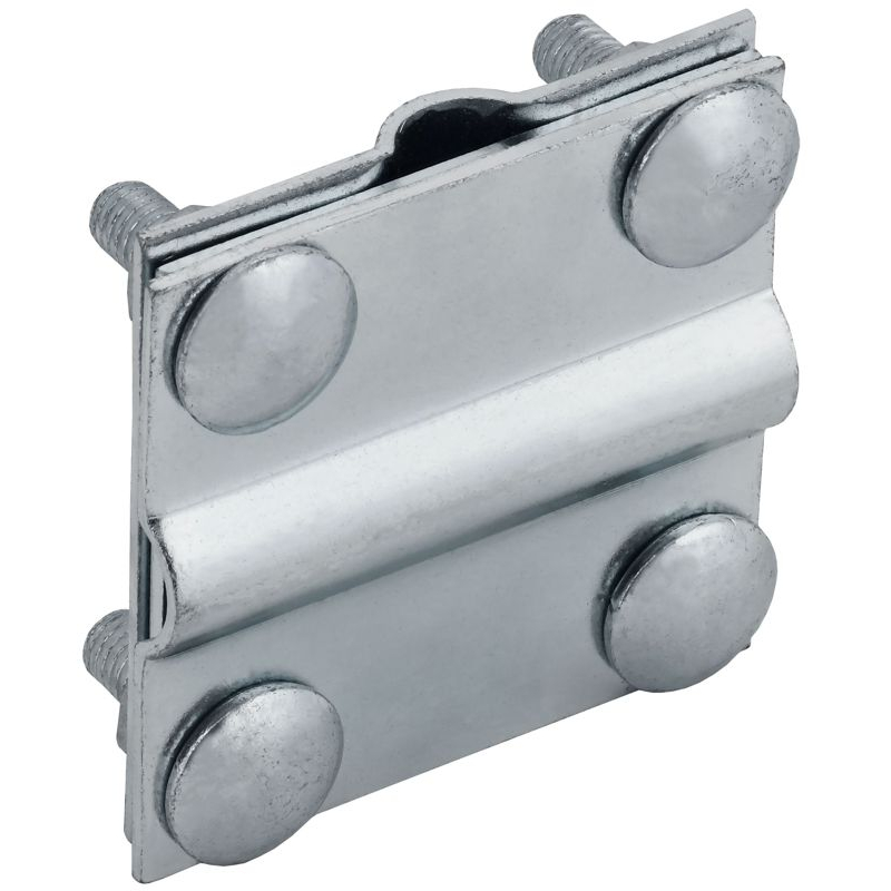 Зажим крестообразный с разделителем полоса/пруток-полоса/пруток 40/12мм оцинкованная сталь HDZ IEK