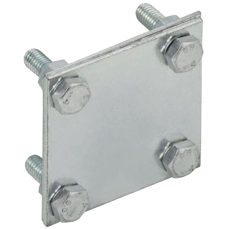 Зажим крестообразный полоса-полоса 30мм оцинкованная сталь IEK