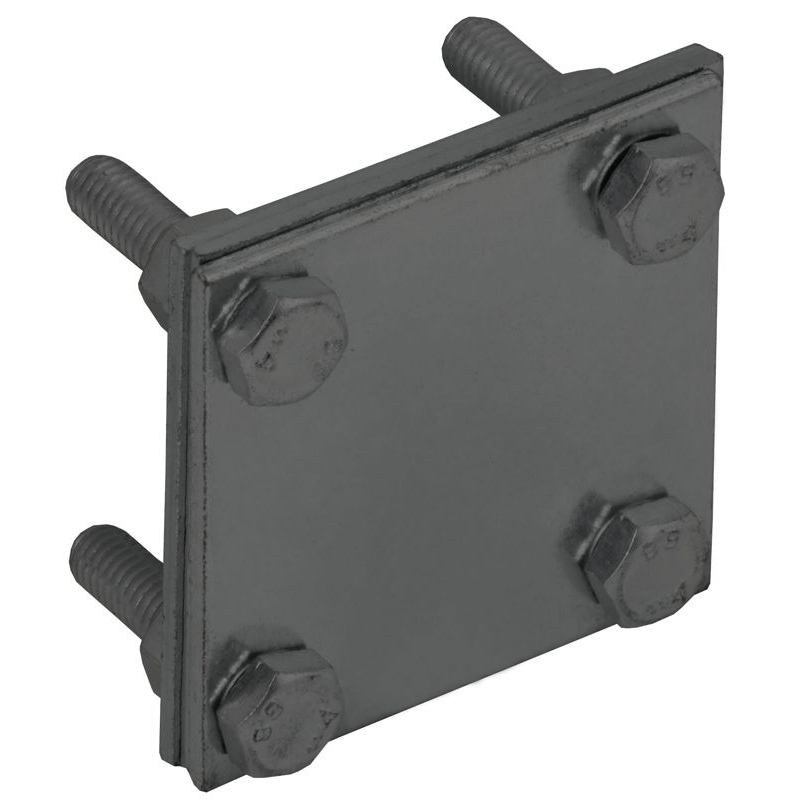 Зажим крестообразный с разделителем полоса-полоса 40мм оцинкованная сталь TD IEK