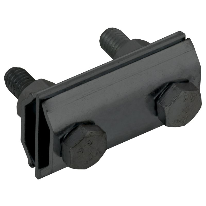 Зажим соединительный двойной сквозной пруток-пруток 8мм оцинкованная сталь TD IEK