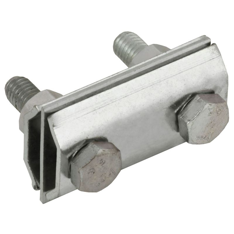 Зажим соединительный двойной сквозной пруток-пруток 8мм нержавеющая сталь IEK