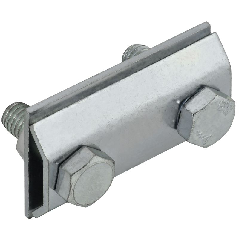 Зажим соединительный сквозной пруток-пруток 8мм оцинкованная сталь IEK