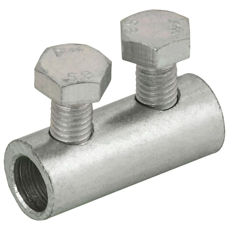 Зажим соединительный прямой пруток-пруток 6-8мм нержавеющая сталь IEK