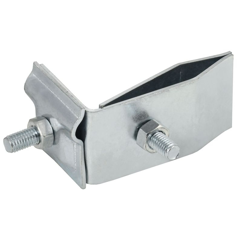 Держатель проводника круглого 6-10мм для фальца угловой h=70мм оцинкованная сталь IEK