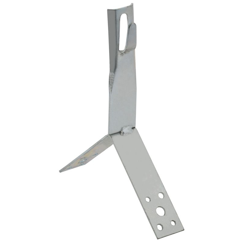 Держатель проводника круглого 6-8мм для конька h=80мм оцинкованная сталь IEK