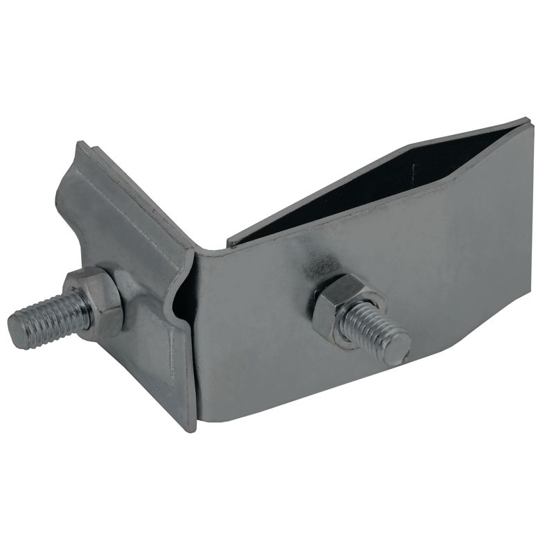 Держатель проводника круглого 6-10мм для фальца угловой h=70мм оцинкованная сталь TD IEK