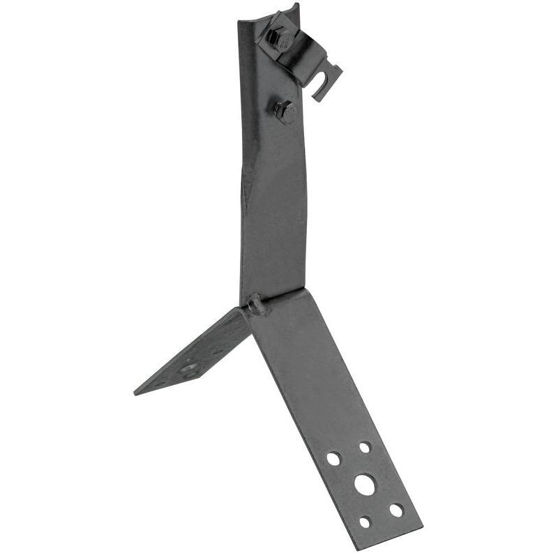 Держатель проводника круглого 6-10мм винтовой для конька h=80мм оцинкованная сталь TD IEK