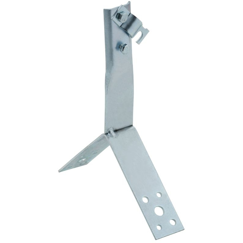 Держатель проводника круглого 6-10мм винтовой для конька h=80мм оцинкованная сталь HDZ IEK