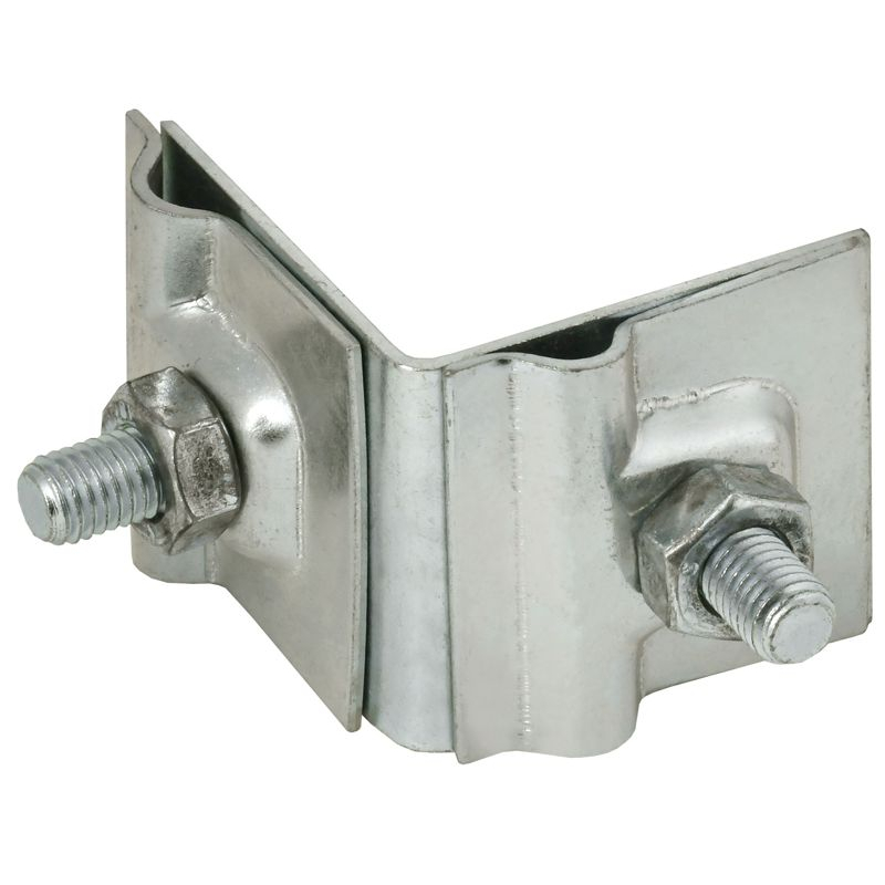 Держатель проводника круглого 6-10мм для фальца угловой h=40мм нержавеющая сталь IEK