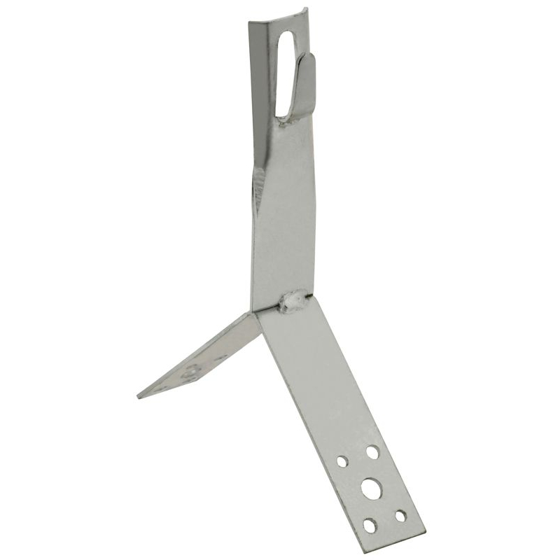 Держатель проводника круглого 6-8мм для конька h=100мм нержавеющая сталь IEK