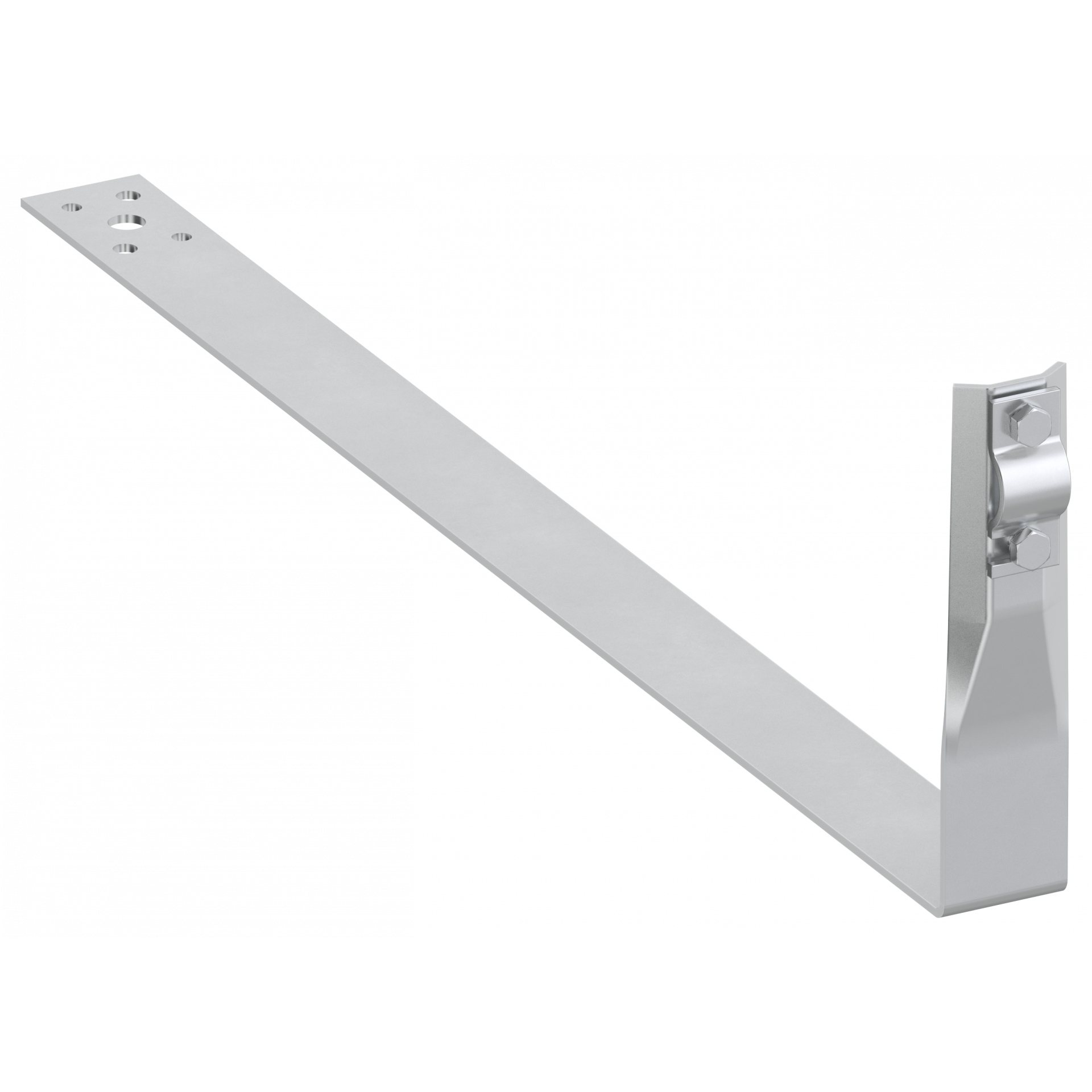 Держатель проводника круглого 6-10мм черепичная кровля L=430мм алюм. IEK