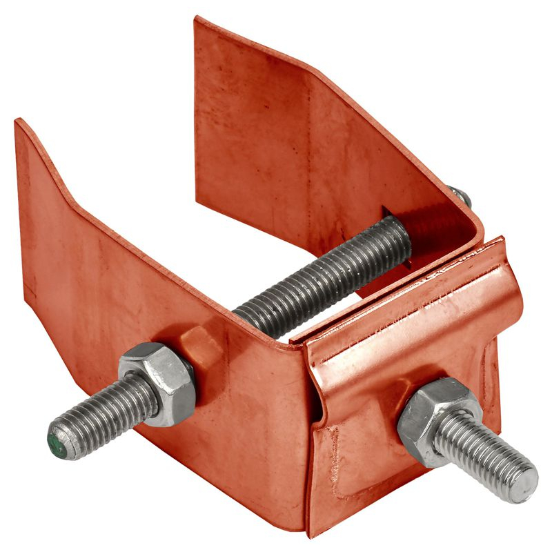 Держатель проводника круглого 6-10мм для конструкций h=70мм медь IEK