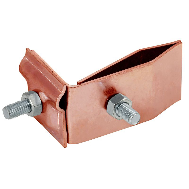 Держатель проводника круглого 6-10мм для фальца угловой h=70мм медь IEK