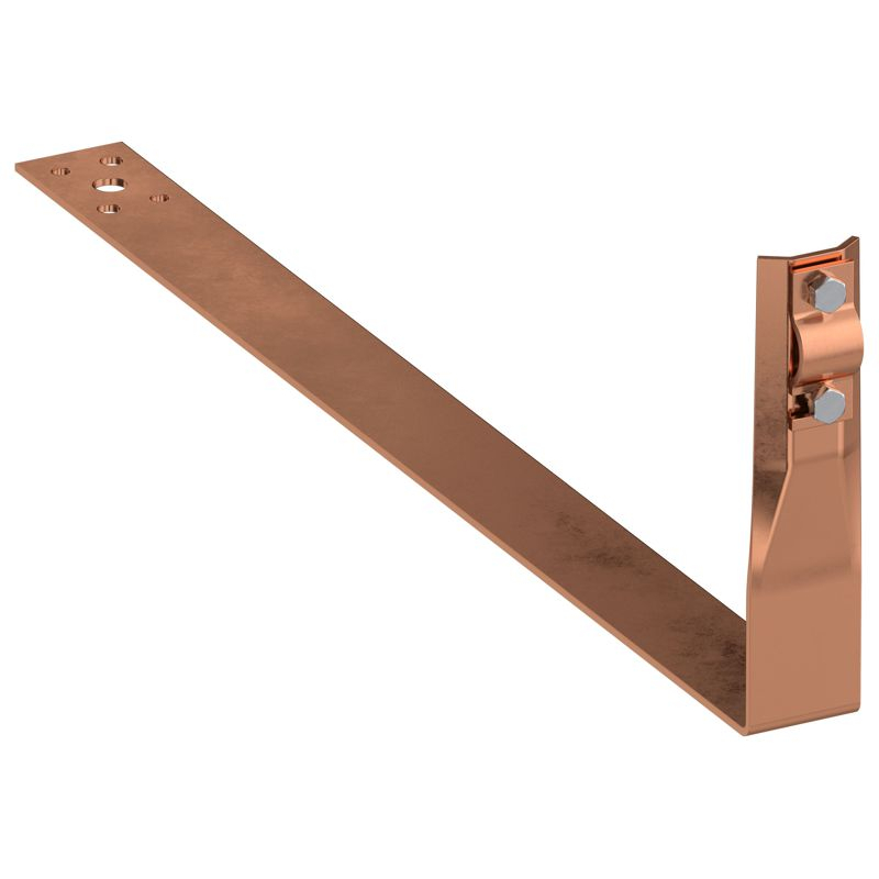 Держатель проводника круглого 6-10мм черепичная кровля L=380мм медь IEK