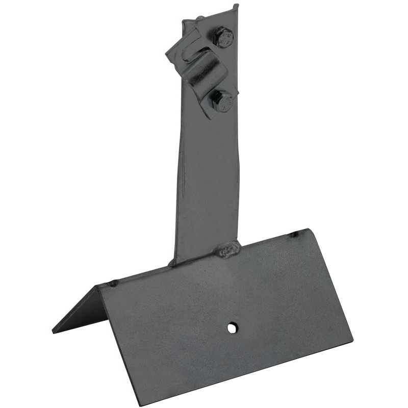 Держатель проводника круглого 6-10мм винтовой для конька широкого h=80мм оцинкованная сталь TD IEK