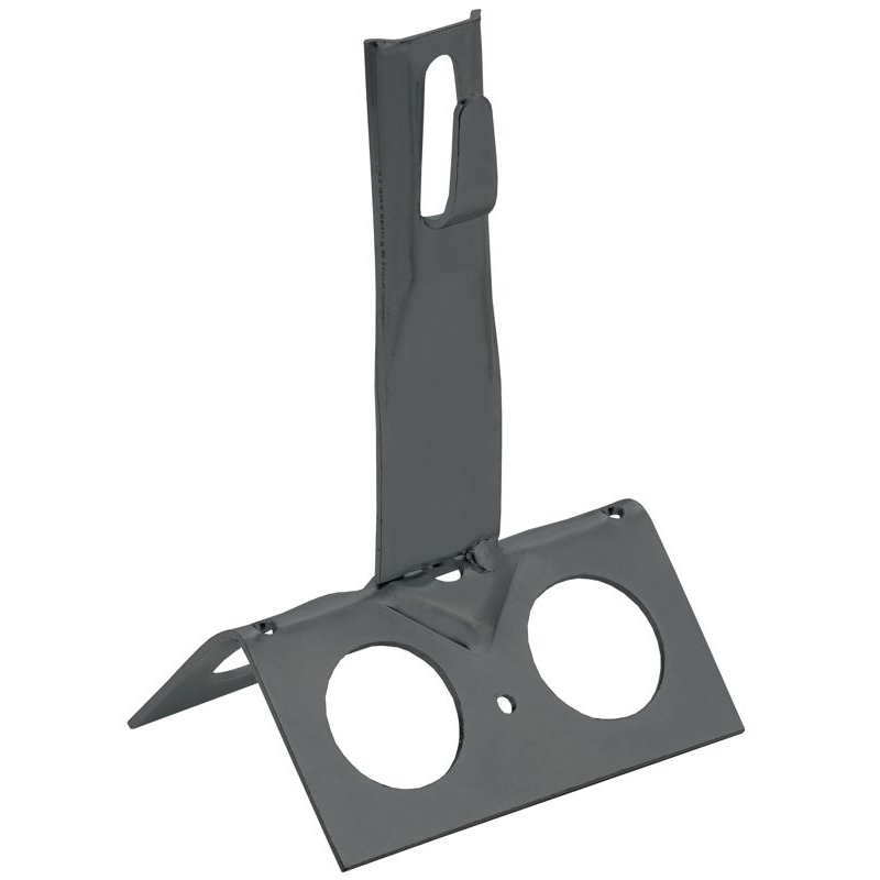 Держатель проводника круглого 6-8мм для конька широкого h=80мм оцинкованная сталь TD IEK