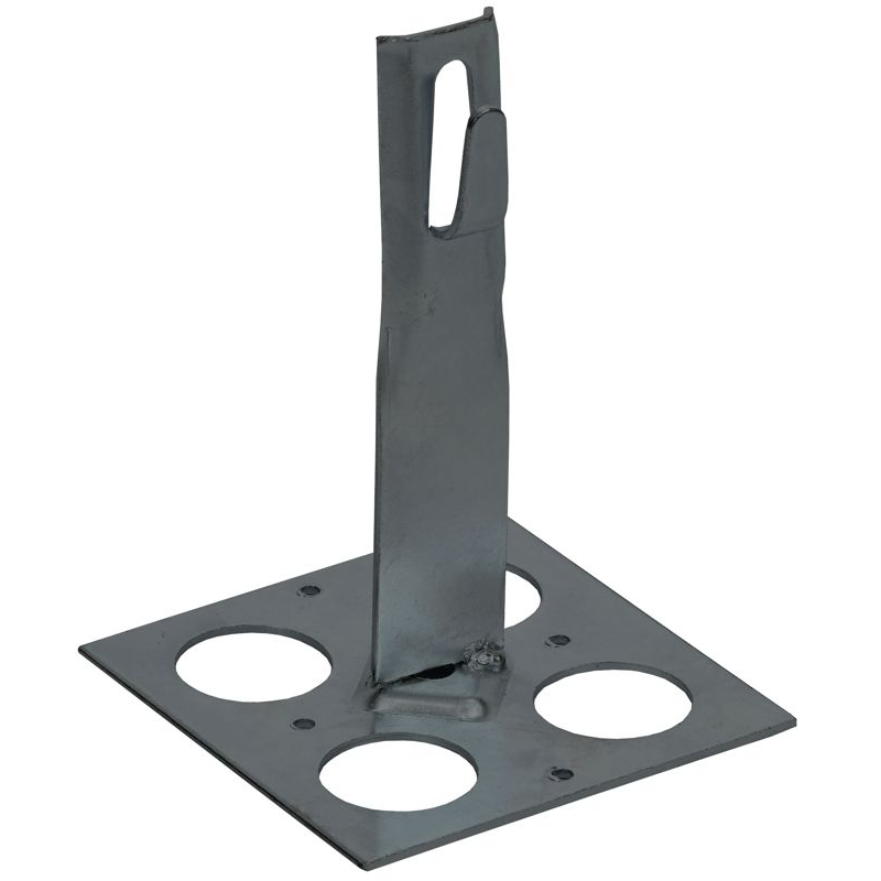 Держатель проводника круглого 6-8мм для плоской кровли h=90мм оцинкованная сталь TD IEK