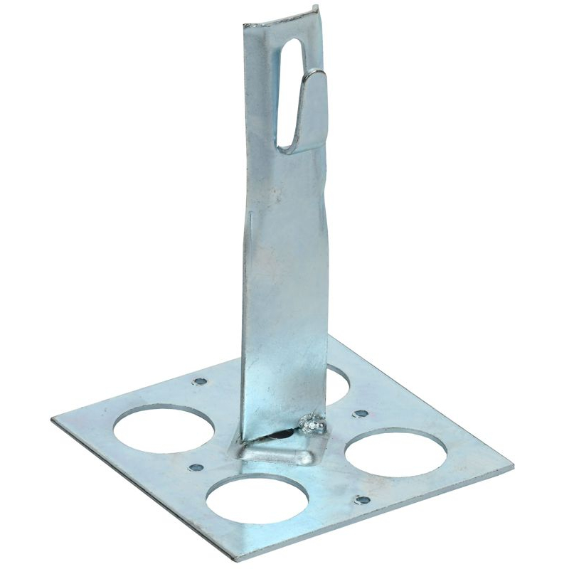 Держатель проводника круглого 6-8мм для плоской кровли h=90мм оцинкованная сталь HDZ IEK