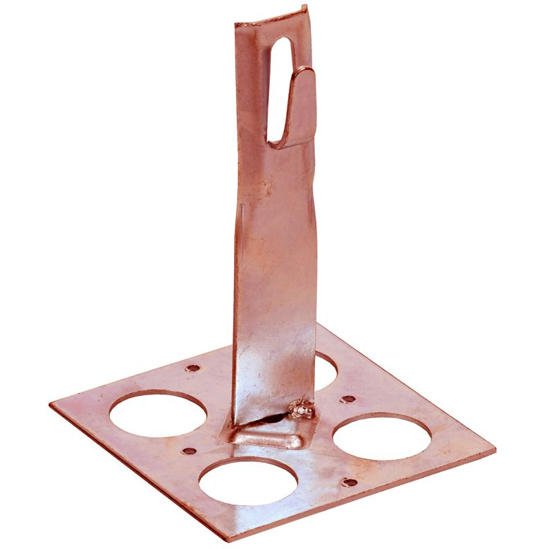 Держатель проводника круглого 6-8мм для плоской кровли h=150мм медь IEK