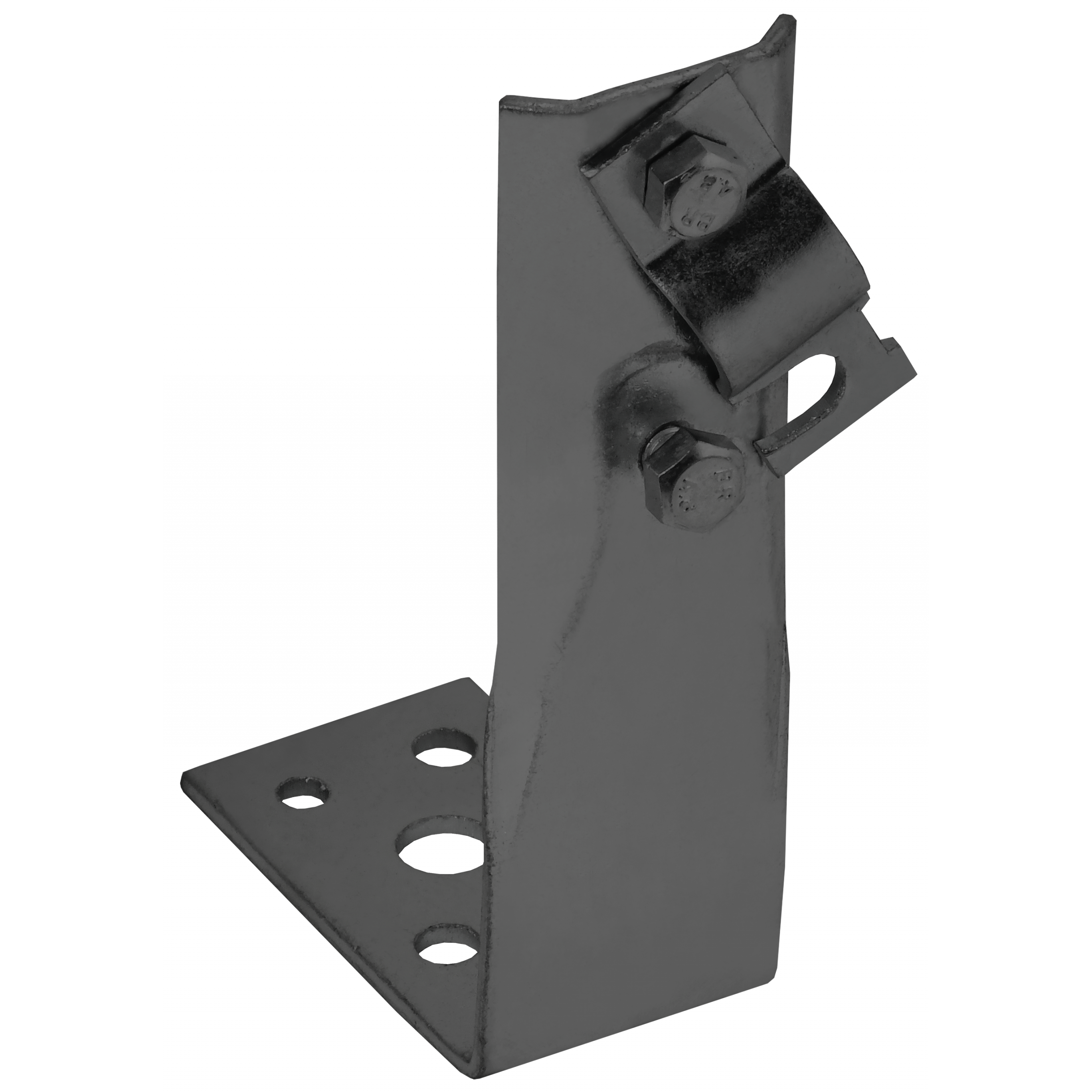 Держатель проводника круглого 6-10мм винтовой угловой h=150мм оцинкованная сталь TD IEK