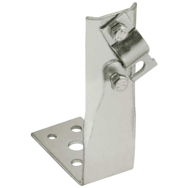 Держатель проводника круглого 6-10мм винтовой угловой h=60мм нержавеющая сталь IEK