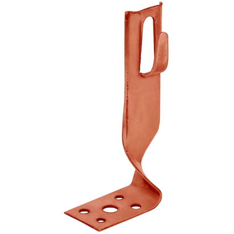 Держатель проводника круглого 6-8мм угловой скрученный h=140мм медь IEK