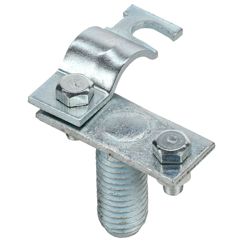 Держатель проводника круглый 8-10мм на изоляционную штангу оцинкованная сталь IEK