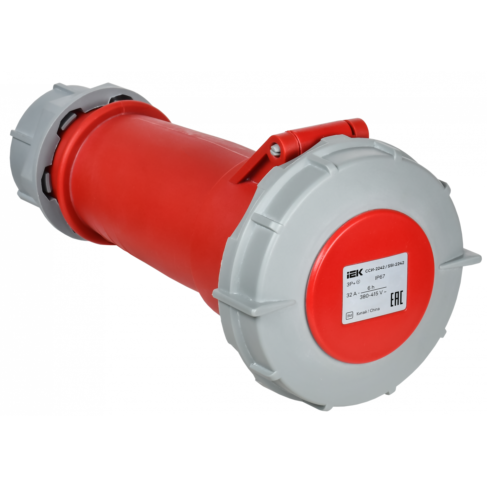 Розетка переносная ССИ-2242 32А-6ч 380В 3P+PE IP67 IEK
