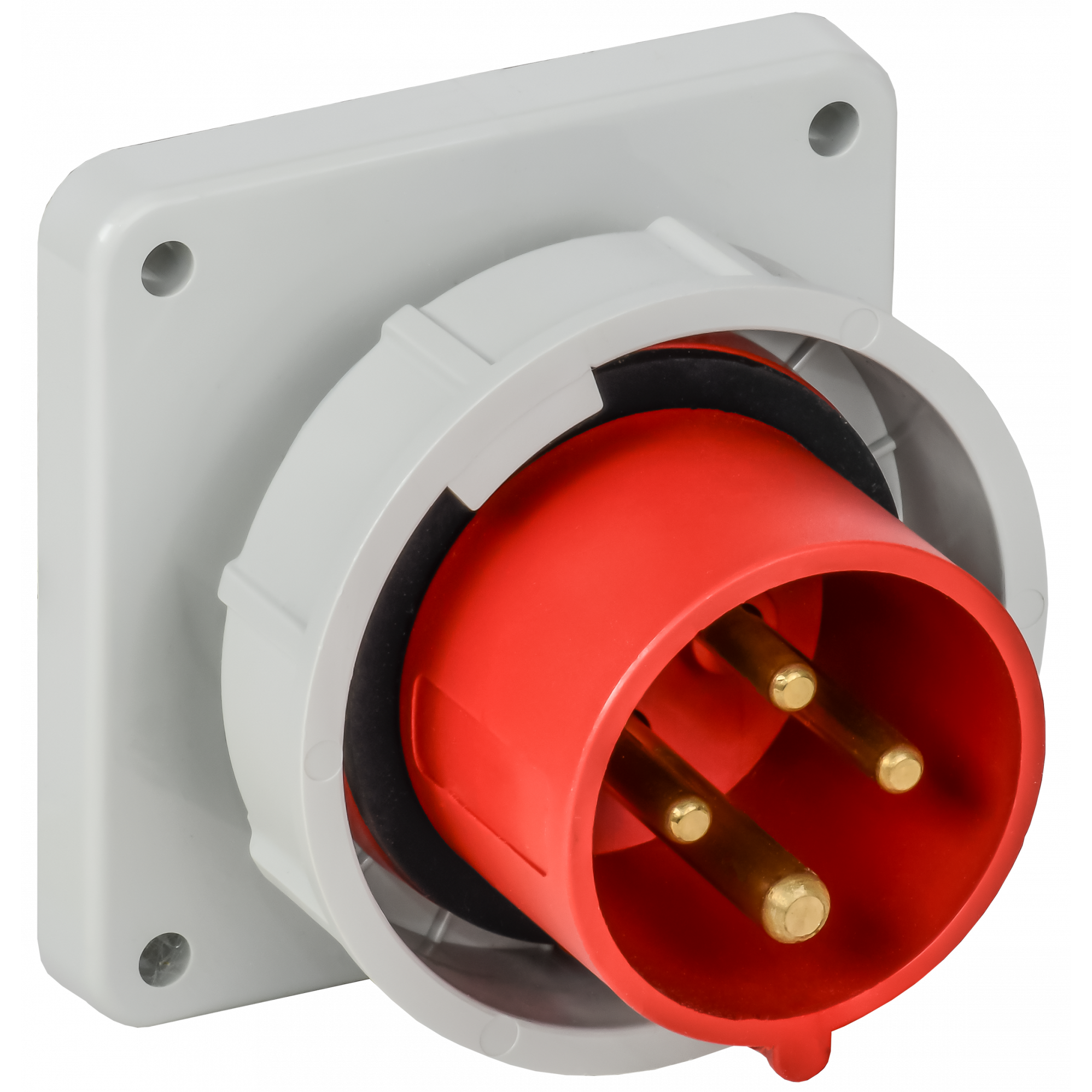 Вилка встраиваемая ССИ-3142 16А-6ч 380В 3P+PE IP67 IEK