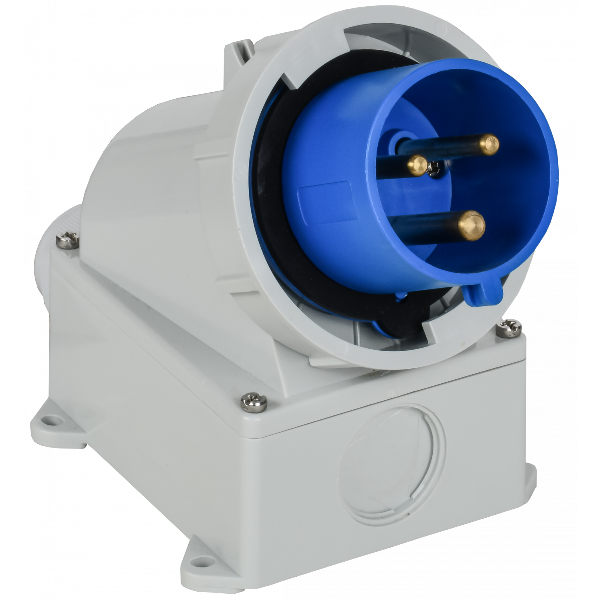 Вилка стационарная ССИ-5232 32А-6ч/220В 2P+PE IP67 IEK