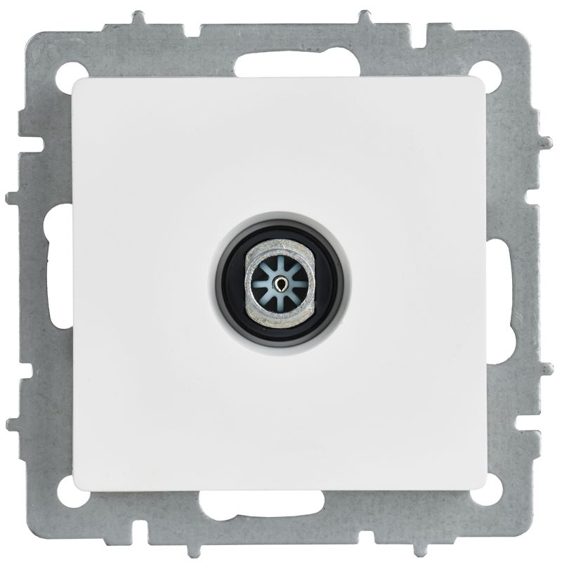 BRITE Розетка TV оконечная РТВ11-0-БрАБ арктический белый IEK