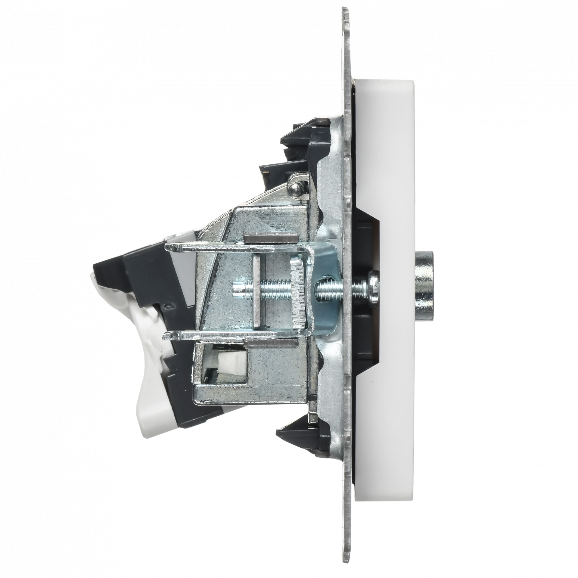 BRITE Розетка двойная TV+RJ45 кат.5E РТВ/РК12-БрАБ арктический белый IEK