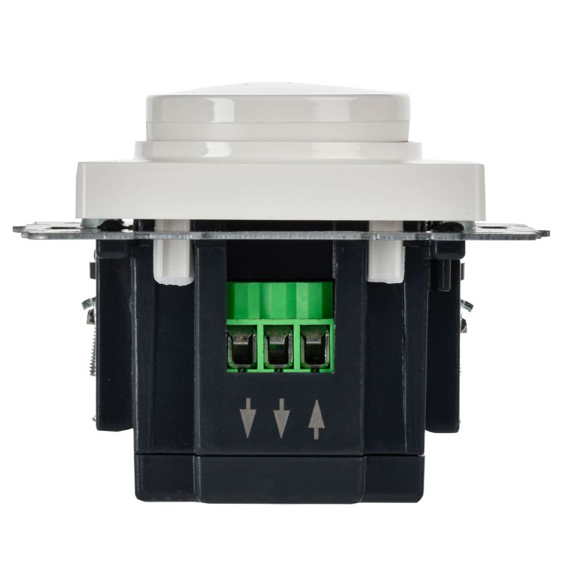 BRITE Светорегулятор поворотно-нажимной 600Вт СС10-1-0-БрБ белый IEK