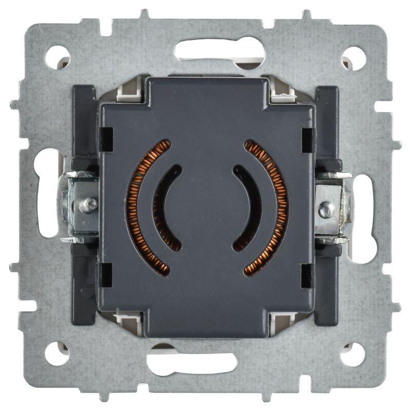 BRITE Светорегулятор поворотно-нажимной 600Вт СС10-1-0-БрАБ арктический белый IEK