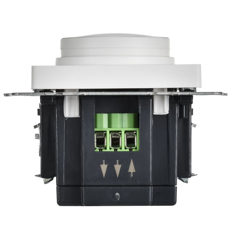 BRITE Светорегулятор поворотно-нажимной 600Вт СС10-1-0-БрАБ арктический белый IEK